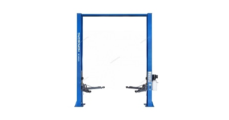 Подъемник двухстоечный NORDBERG N4120H1-4B_3+2 (4 т, верхняя синхронизация, H=4 м, 380 В, синий)