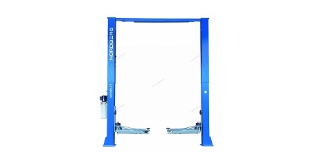 Подъемник двухстоечный 5т с верхней синхронизацией NORDBERG N4122H1M-5B_380V_синий