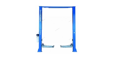 Подъемник двухстоечный 5т с верхней синхронизацией NORDBERG N4122H1M-5B_380V_синий