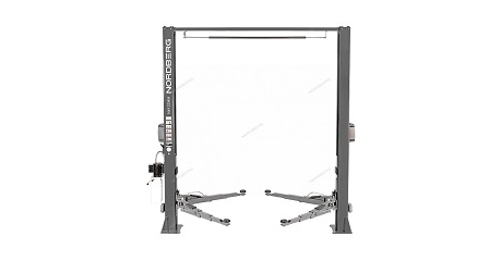 Подъемник 380V 2х стоечный 4 т с верхней синхронизацией (синий) снятие со стопоров с одной колонны NORDBERG N4122HM-4G