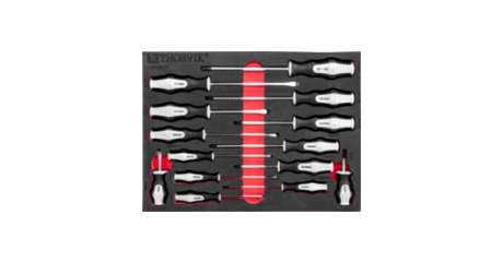 UTS14STE Набор отверток стержневых в EVA ложементе 280х375 мм, 14 предметов