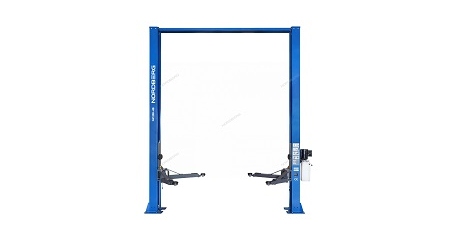 Подъемник двухстоечный NORDBERG N4120H-4B_3+2_380 (4 т, верхняя синхронизация, H=3,6 м, 380 В, синий)