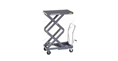 Стол подъемный гидравлический NORDBERG N3T301G (300 кг, двойные ножницы, серый)