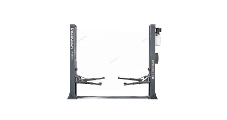 Подъемник двухстоечный 4 т с электростопорами N4120BE-4G_3+2_380 В, серый