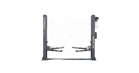 Подъемник двухстоечный 4 т с электростопорами N4120BE-4G_3+2_380 В, серый