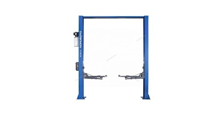 Подъемник двухстоечный NORDBERG N4120HE-4B_3+2_380 (4 т, верхняя синхронизация, с электростопорами, H=3,6 м, 380 В, синий)