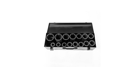 Набор головок ударных глубоких ROSSVIK ST240  1", 22-60мм, L-110мм, 15 предметов