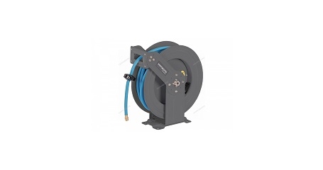 Шланг воздушный c двойным армированием на стальной катушке гибридный PVC диаметром 12,5х19 мм 20 м NORDBERG HR1220HPVC