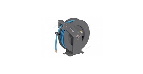 Шланг воздушный c двойным армированием на стальной катушке гибридный PVC диаметром 12,5х19 мм 20 м NORDBERG HR1220HPVC