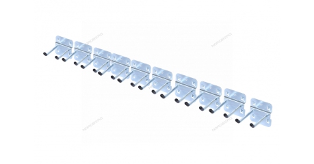 Крючок двойной, 10 шт.