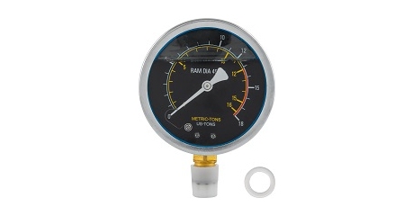 Манометр для пресса гидравлического Ombra OHT613VPG (с ножным приводом), 12 т