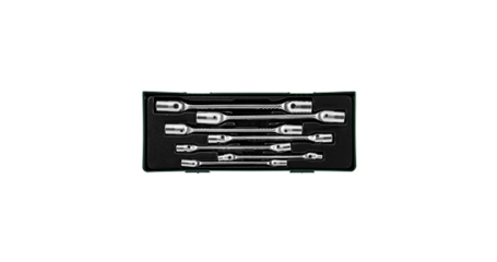 W43A107SP Набор ключей гаечных карданных в ложементе, 6-19 мм, 7 предметов