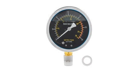 Манометр для пресса гидравлического Ombra OHT622VPG (усиленного), 20 т