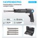 Пневмозубило NORDBERG NP5094K (250 мм, с комплектом насадок в кейсе)