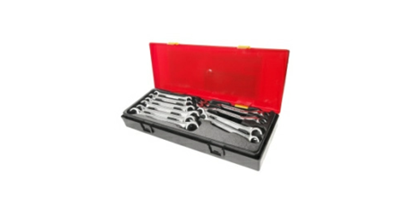 Набор ключей разрезных евро-типа JTC K6102 (10 предметов в кейсе)