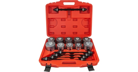 APPS27 Инструмент универсальный для замены сайлентблоков в наборе, 44-90 мм, 27 предметов