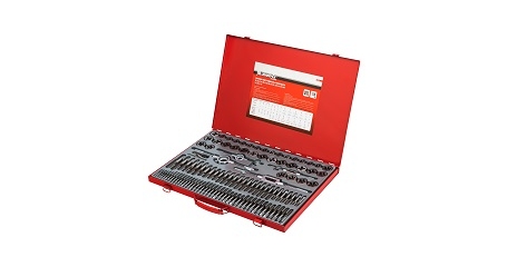 Набор метчиков и плашек Matrix М2-М18, 110 шт, металлический кейс 