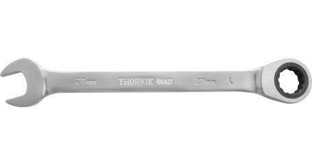 CRW27 Ключ гаечный комбинированный трещоточный, 27 мм