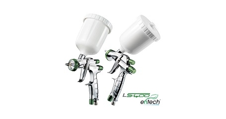 Краскопульт системы низкого давления ANEST IWATA LS400 ETS 1.3мм (с бачком 600мл)