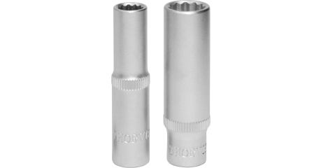 FS31409 Головка торцевая глубокая 12-гранная 1/4"DR, 9 мм