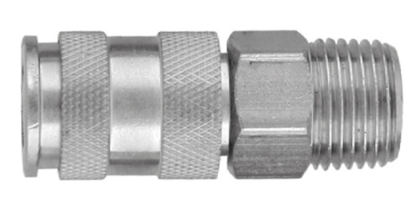 GM-04AM Муфта БРС европейского типа с наружней резьбовой частью BSPT 1/2"