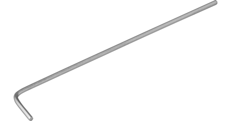 HKIL116 Ключ торцевой шестигранный удлиненный дюймовый, H1/16"