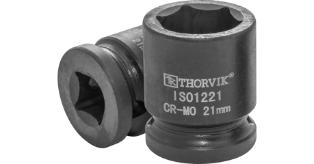 IS01221 Головка торцевая ударная 1/2"DR, 21 мм