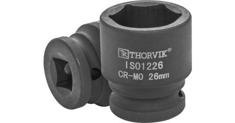 IS01226 Головка торцевая ударная 1/2"DR, 26 мм