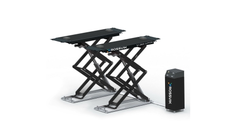 Автоподъемник ножничный напольный ROSSVIK PRO V-36X (LP/ON) (г/п 3.6 т, 380 В, RAL7040, цвет серый)