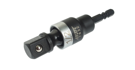 Адаптер карданный под шуруповерт JTC 7832 (1/4"х1/2", 6,35 мм)