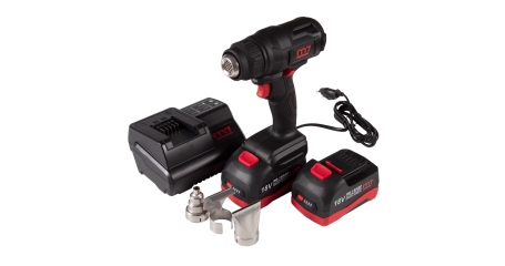 Аккумуляторный термофен MIGHTY SEVEN DHG-101A,18 В, 7 предметов