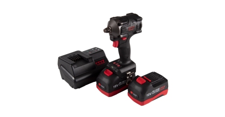 Гайковерт аккумуляторный ударный MIGHTY SEVEN DW-404A (1/2, 900 Нм, 18 В, укороченный, 4 предмета, кейс)