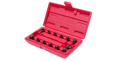 Головка для маслосливных пробок JTC 1117 (13 предметов в кейсе)