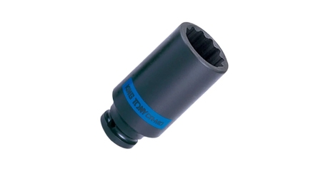 Головка торцевая ударная глубокая 12-гранная KING TONY 443027M (27 мм, 1/2DR)