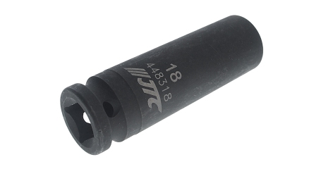 Головка торцевая 12-ти гранная ударная тонкостенная JTC 448318 (1/2