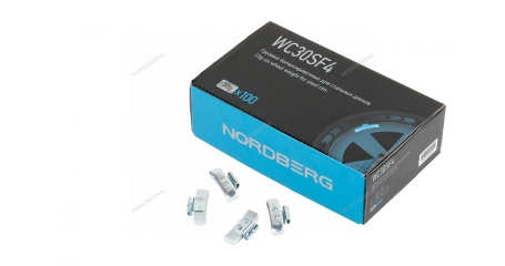 Грузики балансировочные для стальных дисков NORDBERG WC30SF4 (Fe, 30 г, 100 шт.)