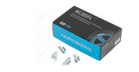 Грузики балансировочные для стальных дисков NORDBERG WC30SF4 (Fe, 30 г, 100 шт.)