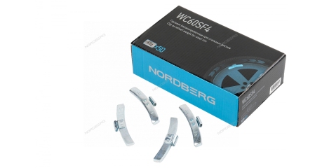 Грузики балансировочные для стальных дисков NORDBERG WC60SF4 (Fe 60 г, 50 шт.)