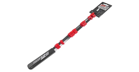 Держатель головок JTC 5912 (1/4", L=445 мм, стальная рейка, 14 шт., пластиковая рукоятка)