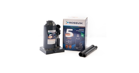 Домкрат бутылочный ROSSVIK PRO V005 (г/п 5,0 т)