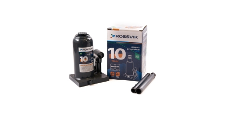 Домкрат бутылочный ROSSVIK PRO V010 (г/п 10 т)