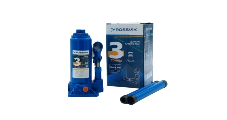Домкрат бутылочный ROSSVIK V03 (г/п 3,0 т)