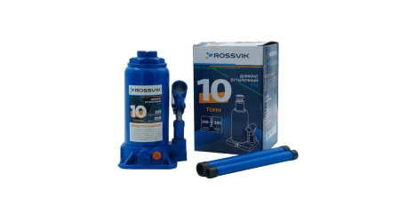 Домкрат бутылочный ROSSVIK V10 (г/п 10,0 т)