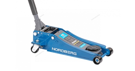 Домкрат подкатной NORDBERG N32025E (2,5 т, с резиновой насадкой)