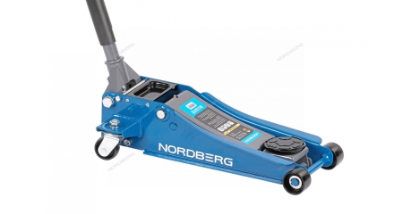 Домкрат подкатной NORDBERG N32025E (2,5 т, с резиновой насадкой)