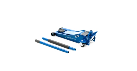 Домкрат подкатной ROSSVIK V3 LOW PROFILE TH32505B (с педалью, г/п 3,0 т, 75-505 мм)