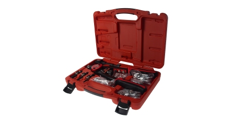 Заклепочник ручной универсальный для резьбовых и вытяжных заклепок в кейсе JTC 5218K