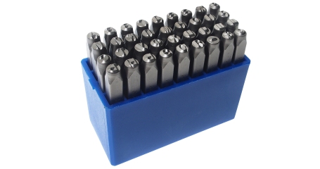 Клейма буквенные кириллица JTC 7251 (4 мм, HRC 60+-2°, DIN 1451)