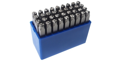 Клейма буквенные кириллица JTC 7251 (4 мм, HRC 60+-2°, DIN 1451)