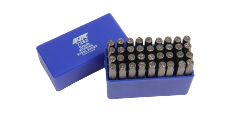 Клейма буквенные кириллица JTC 7252 (5 мм, HRC 60+-2 град., DIN 1451)